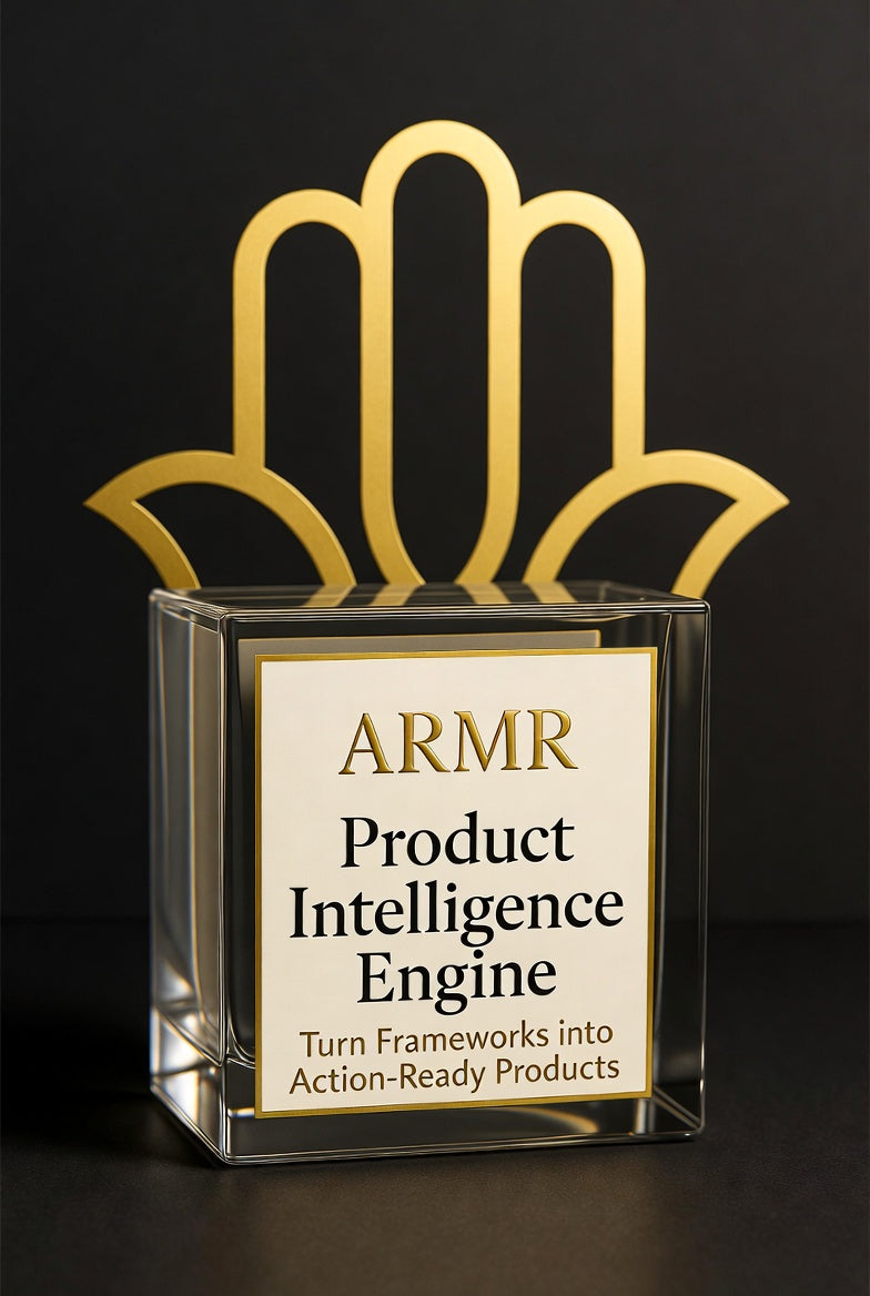 ARMR Product Intelligence Engine — Turn Frameworks into Action-Ready Products