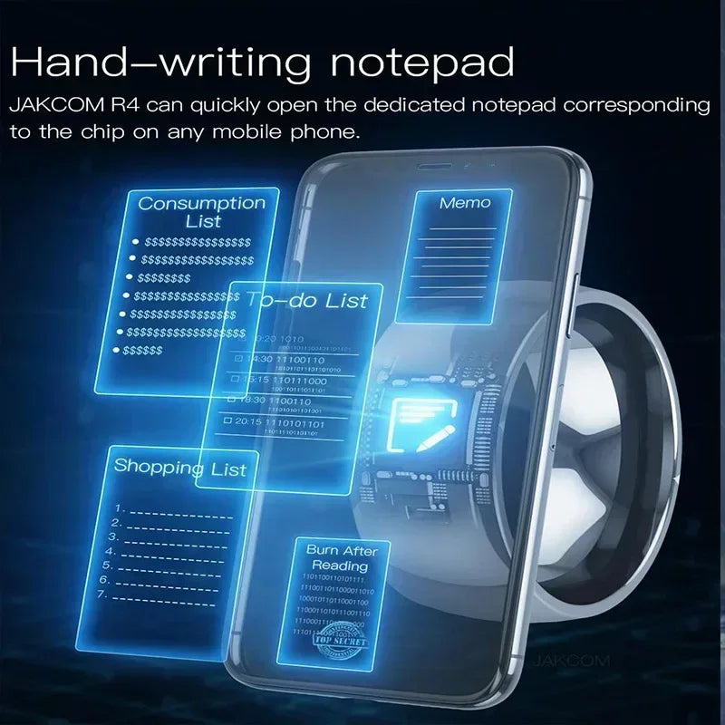 Jakcom NFC Smart Magic Finger Ring, New Technology IC/ID Module Access Card Phone Smart Accessories Fashion Ring for Android IOS
